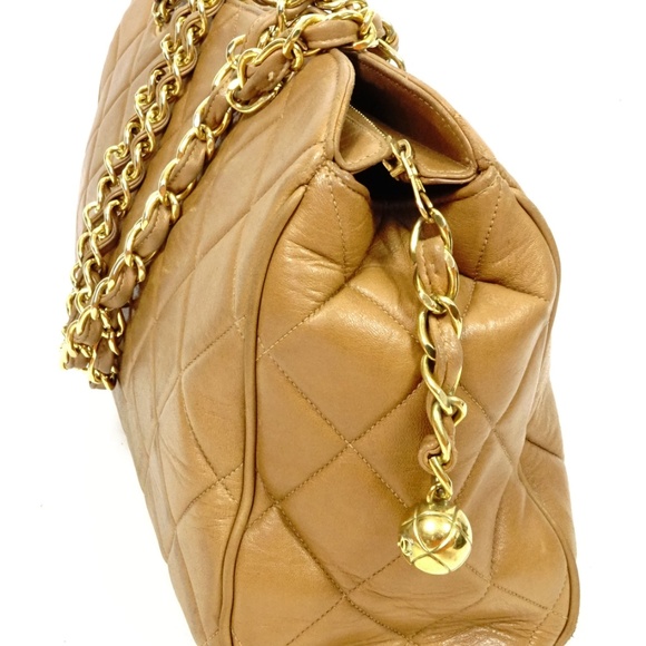 Chanel Lam Skin Leather Handbag Shoulder Bag - Picture 3 of 8